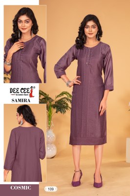 Samira by Deecee Chinon A- Line Straight designer kurti catalogue at low rate  kurtis catalogs