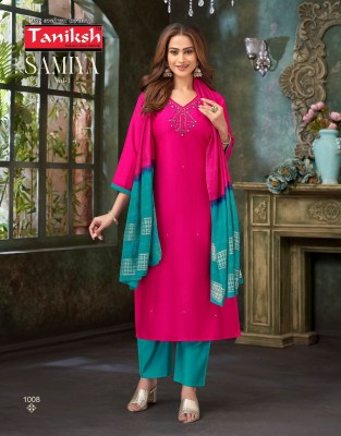Samiya vol 1 by Taniksh Vartican Fancy Hand work readymade suit catalogue at affordable rate readymade suit catalogs