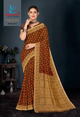 Sampoorn by lakahani pure cotton printed saree with blouse catalogue sarees catalogs