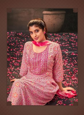 Samriti vol 2 by Taniksh peinted reyon embroidered neck readymade suit catalogue at affordable rate readymade suit catalogs