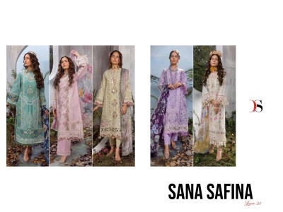 Sana Safinaz lawn by deepsy suit printed cotton unstitched Pakistani suit catalogue at low rate pakistani suit catalogs