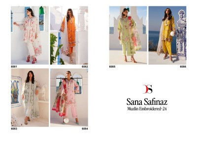 Sana Safinaz muslin embroidered 24 by deepsy pure cotton  embroidered pakistani suit catalogue at low rate pakistani suit catalogs