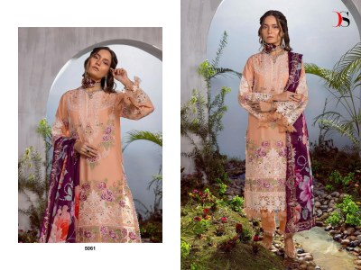 Sana safinaz lawn 2 by deepsy suit pure cotton embroidered Pakistani suit catalogue at affordable rate pakistani suit catalogs