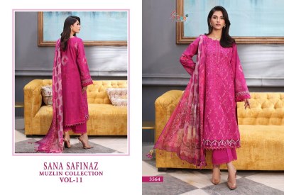 Sana safinaz muslin collection vol 11 by shree fab unstitched suit catalogue  salwar kameez catalogs