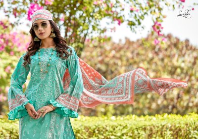 Sana samiya by Levisha cambric cotton printed unstitched dress material catalogue at affordable rate salwar kameez catalogs