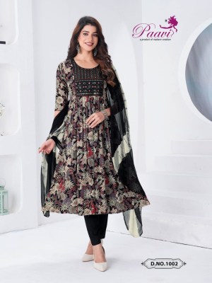 Sanaya 2 by Paavi heavy designer printed anarkali readymade suit catalogue readymade suit catalogs