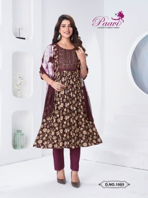 Sanaya 2 by Paavi heavy designer printed anarkali readymade suit catalogue readymade suit catalogs