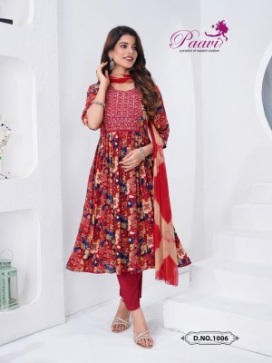 Sanaya 2 by Paavi heavy designer printed anarkali readymade suit catalogue readymade suit catalogs