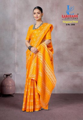  Sanganeri Print Vol-01 by Lakhani Heavy Cotton printed saree with blouse collections n sarees catalogs