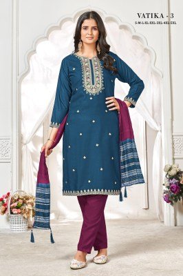 Sangeet Vatika 3 Heavy Rayon Gold Print Kurti Set with Heavy Chanderi Sequence Shaded Dupatta Wholesale kurtis catalogs