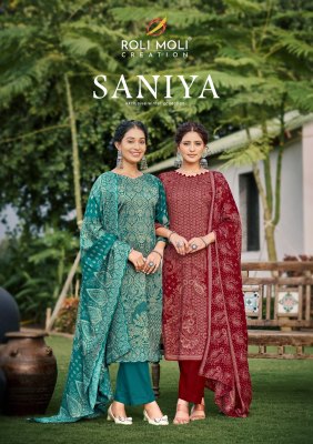 Saniya by Roli moli exclusive pashmina unstitched dress material catalogue at a Saniya Trendz