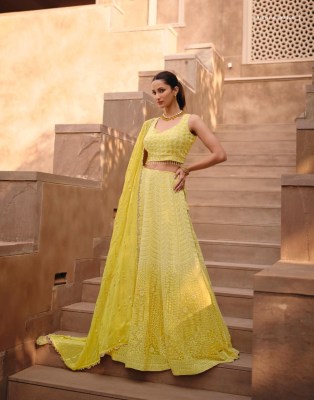 Saniya by Sayuri designer premium georgette embroidered lehenga choli catalogue at low rate lehenga choli catalogs