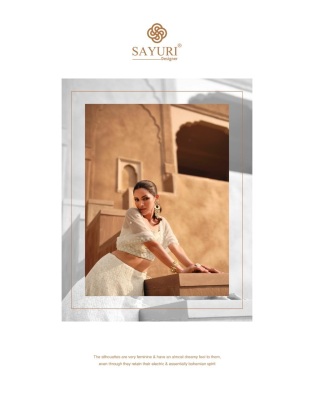 Saniya by Sayuri designer premium georgette embroidered lehenga choli catalogue at low rate lehenga choli catalogs