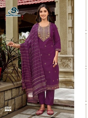 Sankheswer Culbuli Vol 1 Kruti Pant And Dupatta Neck work with work Duppta fancy  Wholesale  kurtis catalogs