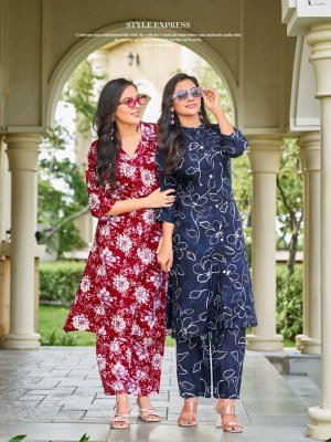  Sankheswer Impex Summer Cool Vol 2 Reyon Foil Print Cord Set with Collar And Pocket  Wholesale co ord set catalogs