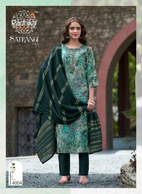 Satrangi vol 4 by radhika life style modal printed readymade suit catalogue at affordable rate readymade suit catalogs