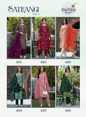 Satrangi vol 4 by radhika life style modal printed readymade suit catalogue at affordable rate readymade suit catalogs