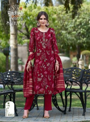 Satrangi vol 4 by radhika life style modal printed readymade suit catalogue at affordable rate readymade suit catalogs