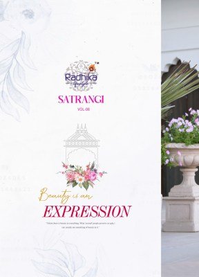 Satrangi vol 8 by Radhika Life style Modal Chanderi Printed Handwork readymade suit catalogue at affordable rate readymade suit catalogs