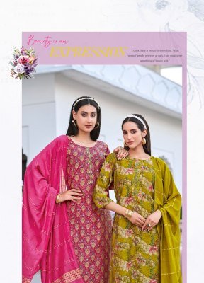 Satrangi vol 8 by Radhika Life style Modal Chanderi Printed Handwork readymade suit catalogue at affordable rate readymade suit catalogs