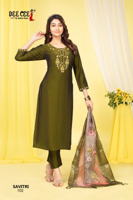 Savitri by Deecee Straight Long Kurti bottom with dupatta catalogue in affordable rate  readymade suit catalogs