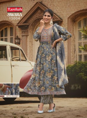 Sawara vol1 by Taniksh capsule reyon embroidered printed readymade suit catalogue readymade suit catalogs