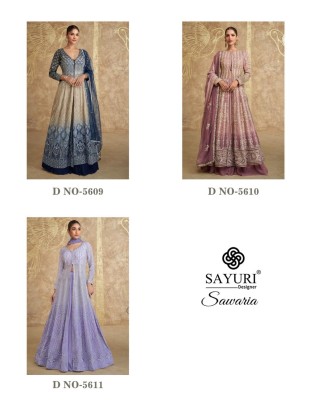 Sawaria by sayuri designer premium embroidered indo western gown catalogue gown catalogs