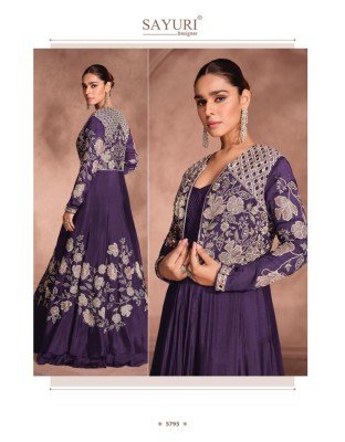Sayuri Designer Mannat Catalog  Premium Chinon Silk Shrug Set with Embroidery Stitched Ethnic Wear Wholesale readymade suit catalogs