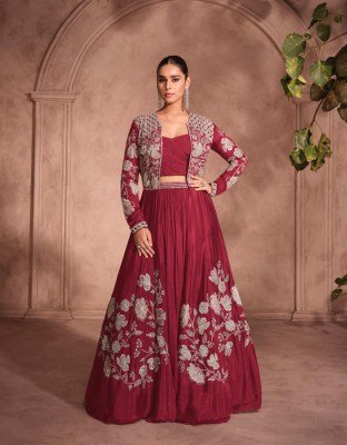 Sayuri Designer Mannat Catalog  Premium Chinon Silk Shrug Set with Embroidery Stitched Ethnic Wear Wholesale readymade suit catalogs