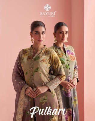 Sayuri Designer Pulkari Premium Collection Silk Raedymade Salwar Kameez Wholesale  Sayuri designer 