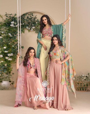 Sayuri Designer Wonaya Design No 10050, 10051, 10052, 10053 Readymade Shrug Stylish Wholesale Rate  Indo Western