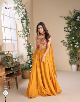 Sayuri Moon Luxe Real Chinon Silk Handwork Embroidered Palazzo Handworked Blouse Suit with Pure Chinon Silk Dupatta wholesale fancy sharara suit Catalogs