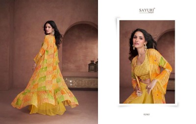 Sayuri designer Utsav free size full stitched crop top gown dress wholesaler  kurtis catalogs