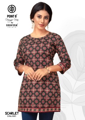 Scarlet Vol 5 by Deeptex Trendy poplin cotton short tops collection at amavi expo western wear catalogs