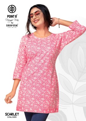 Scarlet Vol 5 by Deeptex Trendy poplin cotton short tops collection at amavi expo western wear catalogs