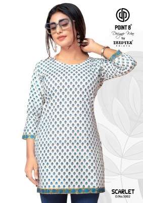 Scarlet Vol 5 by Deeptex Trendy poplin cotton short tops collection at amavi expo western wear catalogs