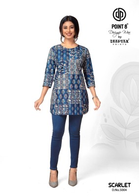 Scarlet Vol 5 by Deeptex Trendy poplin cotton short tops collection at amavi expo western wear catalogs