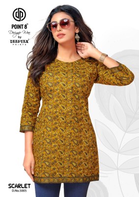 Scarlet Vol 5 by Deeptex Trendy poplin cotton short tops collection at amavi expo western wear catalogs