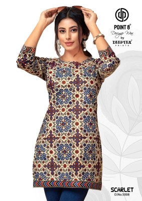 Scarlet Vol 5 by Deeptex Trendy poplin cotton short tops collection at amavi expo western wear catalogs