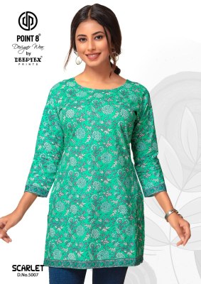 Scarlet Vol 5 by Deeptex Trendy poplin cotton short tops collection at amavi expo western wear catalogs