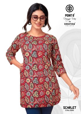 Scarlet Vol 5 by Deeptex Trendy poplin cotton short tops collection at amavi expo western wear catalogs