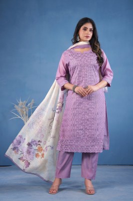 Seamore by Ayodhya chifflie chanderi fancy kurti pant and dupatta catalogue at low rate readymade suit catalogs