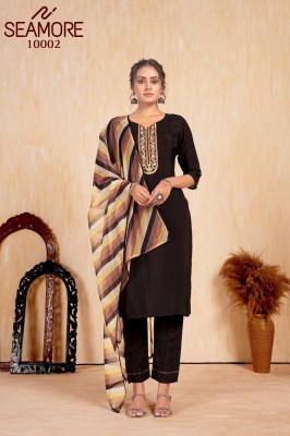 Seamore by Hetaali vol 2 elegant kurti pant and dupatta catalogue at amaviexpo readymade suit catalogs