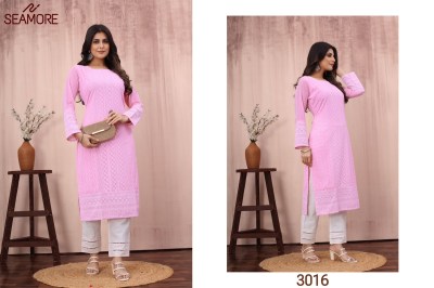 Seamore by pink palak vol 2 exclusive Lakhnavi georgette kurti catalogue at affordable rate kurtis catalogs