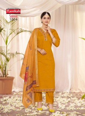 Seema vol 1 by Taniksh embroidered suit catalogue at affordable rate readymade suit catalogs