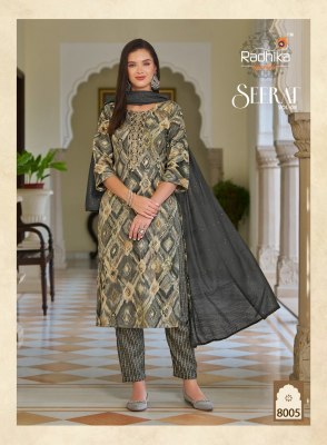 Seerat vol 8 by Radhika lifestyle Reyon capsual foil printed kurti pant and dupatta catalogue at amaviexpo readymade suit catalogs