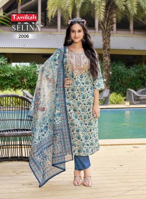 Selina vol 2 by Taniksh muslin printed readymade suit catalogfue at affordable rate readymade suit catalogs