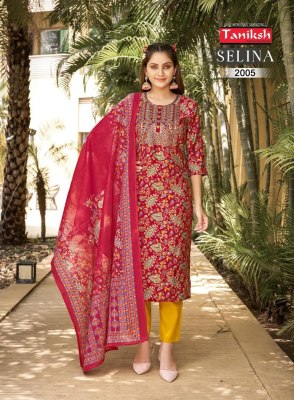 Selina vol 2 by Taniksh muslin printed readymade suit catalogfue at affordable rate readymade suit catalogs