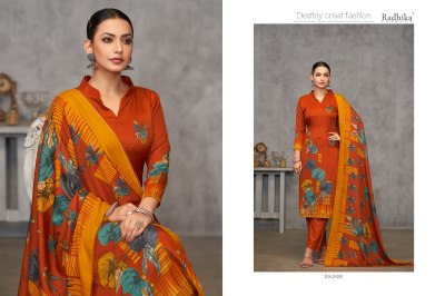 Semina by Sumyra Radhika fashion Pashmina designer Printed Fancy Readymade Suit catalogue at low price readymade suit catalogs