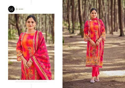 Shabnam by Belliza Pure Viscose Muslin digital printed handwork dress material catalogue at affordable rate  salwar kameez catalogs